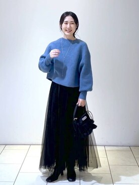 なかみさん（レディース・154cm）の冬コーディネート