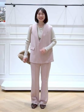 なかみさん（レディース・154cm）の冬コーディネート