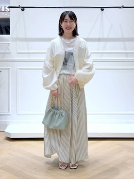 なかみさん(レディース・154cm)の春コーディネート