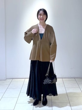 「A part by（アパートバイ）のアイテム（シューズ）」を使った、なかみさん（レディース・154cm）の秋コーディネート