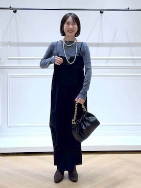 なかみさん（レディース・154cm）の冬コーディネート