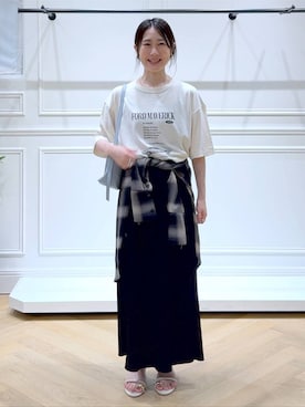 なかみさん(レディース・154cm)の夏コーディネート