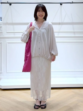なかみさん（レディース・154cm）の春コーディネート