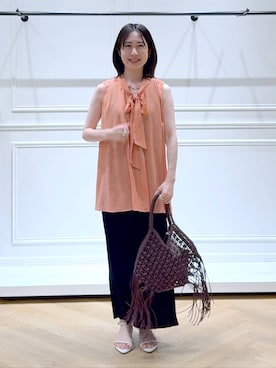なかみさん(レディース・154cm)の夏コーディネート