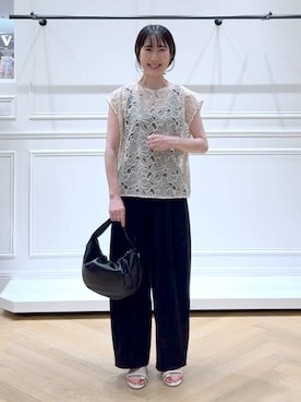 「A part by（アパートバイ）のアイテム」を使った、なかみさん（レディース・154cm）の夏コーディネート