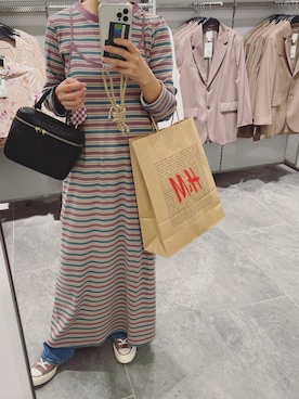 「チャックテイラー」｜「アイテム（ワンピース/ドレス）」を使った、めそさん（レディース・158cm）の秋コーディネート