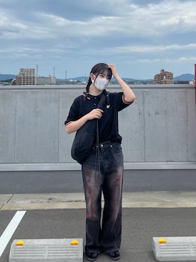 「アイテム（ポロシャツ）」を使った、DEVICEさん（レディース・162cm）の夏コーディネート