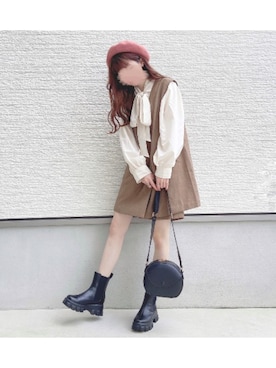 「DEVICE（デバイス）のアイテム」を使った、DEVICEさん（メンズ・175cm）の冬コーディネート