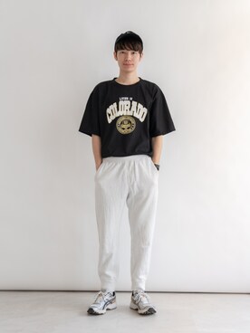 「DEVICE（デバイス）のアイテム」を使った、DEVICEさん（メンズ・175cm）の春コーディネート