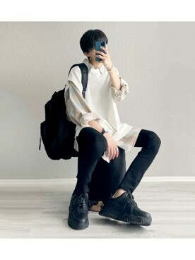 「DEVICE（デバイス）のアイテム」を使った、DEVICEさん（メンズ・175cm）の冬コーディネート