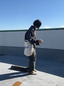 「大学生」｜DEVICEさん（レディース・160cm）の冬コーディネート