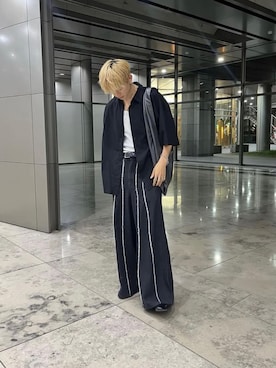 「DEVICE（デバイス）のアイテム」を使った、DEVICEさん（メンズ・170cm）の夏コーディネート