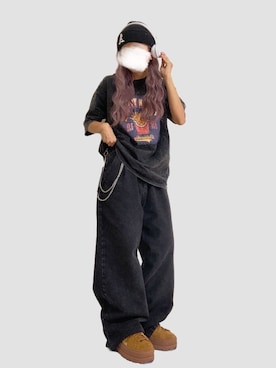 「DEVICE（デバイス）のアイテム（トップス）」を使った、DEVICEさん（レディース・160cm）の春コーディネート