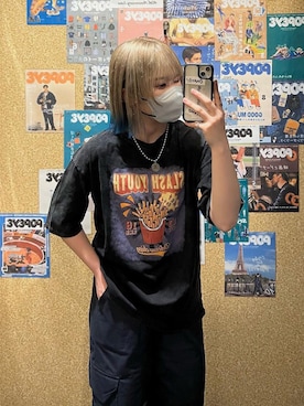 「DEVICE（デバイス）のアイテム（トップス）」を使った、DEVICEさん（レディース・160cm）の春コーディネート