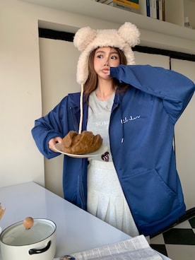 「DEVICE（デバイス）のアイテム（トップス）」を使った、DEVICEさん（レディース・160cm）の秋コーディネート