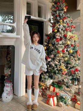 「DEVICE（デバイス）のアイテム（トップス）」を使った、DEVICEさん（レディース・160cm）の秋コーディネート