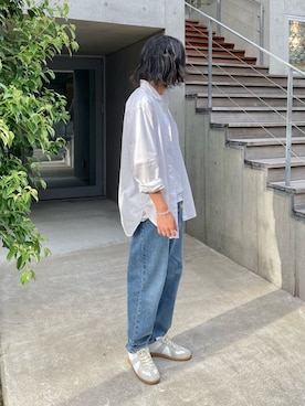 「pr」｜「アイテム（パンツ）」を使った、Kazuyukiさん（メンズ・170cm）の夏コーディネート