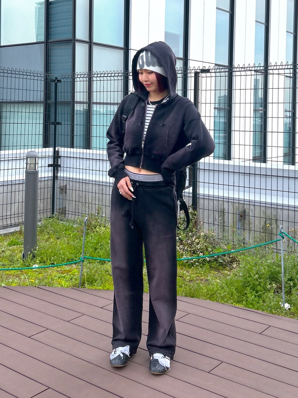 早い者勝ち X-girl FADED LOOSE SWEAT PANTS シルエット◎ セール】MESSAGE AND FACE PATCH FADED SWEAT PANTS（スウェット