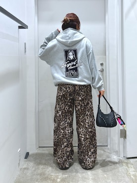「X-girl（エックスガール）のアイテム」を使った、a i n aさん（レディース・164cm）の夏コーディネート
