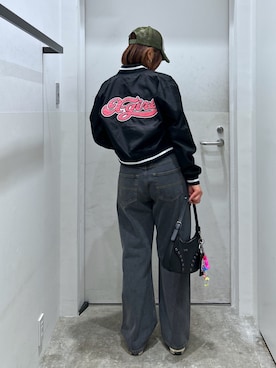 「X-girl（エックスガール）のアイテム」を使った、a i n aさん（レディース・164cm）の秋コーディネート