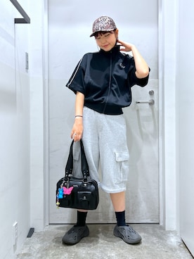 「x-girl_ootd」｜a i n aさん（レディース・164cm）の夏コーディネート