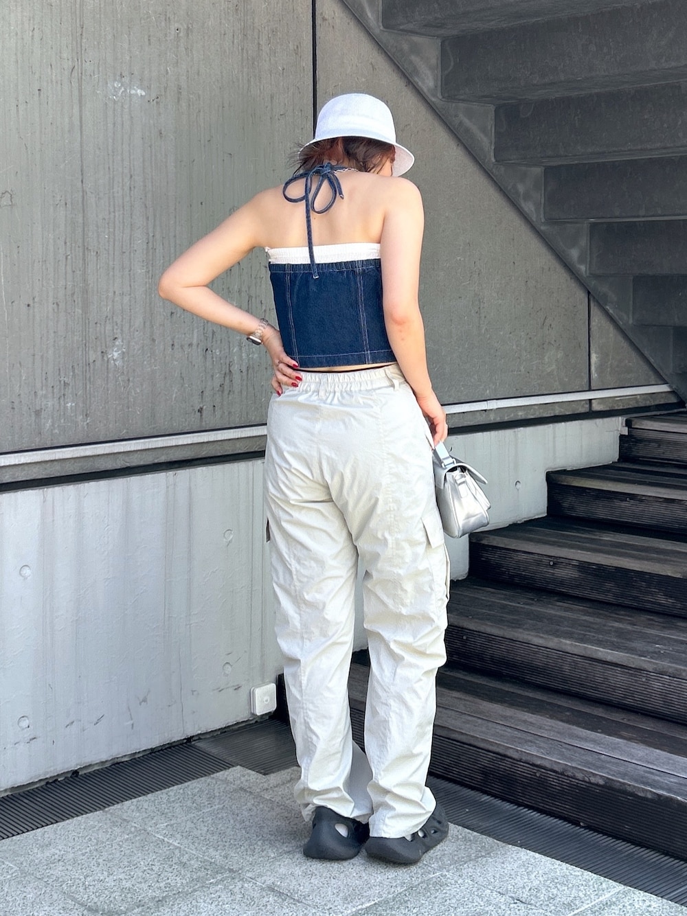 X-girl（エックスガール）の「HALTER NECK CAMISOLE