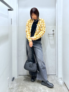 「x-girl_ootd」｜a i n aさん（レディース・164cm）の春コーディネート