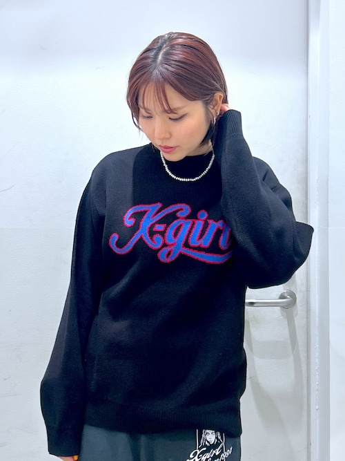 FACE BOX PATCH SWEAT PANTS（スウェットパンツ）｜X-girl