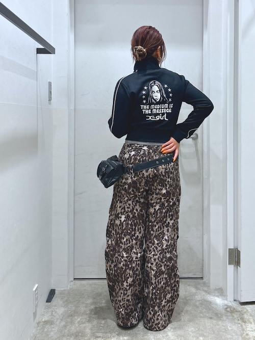 STAR AND FACE COMPACT TRACK JACKET（ジャージ）｜X-girl