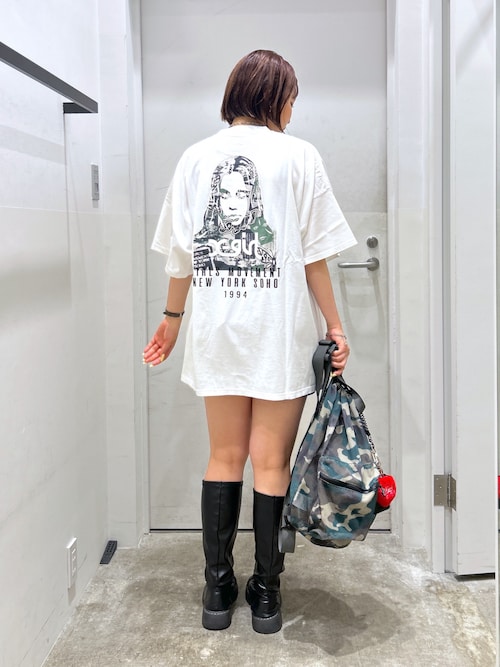 X-girl ( エックスガール ) - X-girl x HIROSHI NAGAI FACE S/S