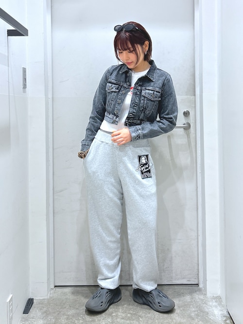 FACE BOX PATCH SWEAT PANTS（スウェットパンツ）｜X-girl
