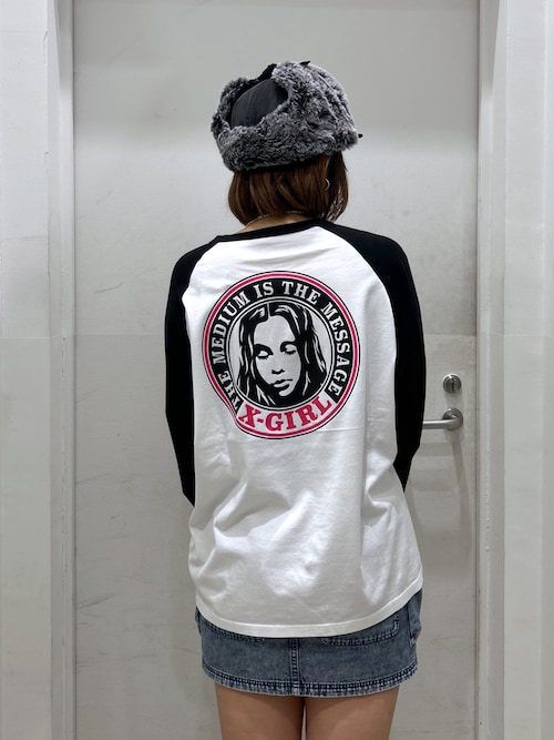 CIRCLE LOGO AND FACE B/B BIG TEE（Tシャツ/カットソー）｜X