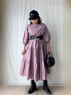 erinaさん（レディース・153cm）の春コーディネート