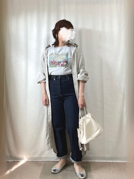 erinaさん（レディース・153cm）の春コーディネート