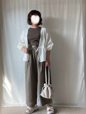 erinaさん（レディース・153cm）の夏コーディネート