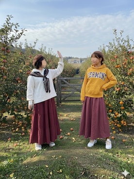 「アイテム（その他）」を使った、erinaさん（レディース・153cm）の冬コーディネート