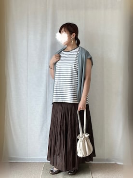 erinaさん（レディース・153cm）の夏コーディネート