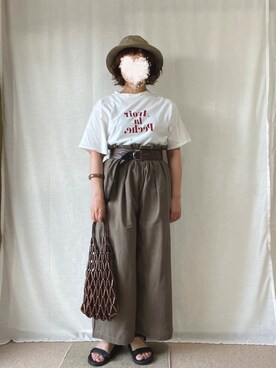 erinaさん（レディース・153cm）の夏コーディネート