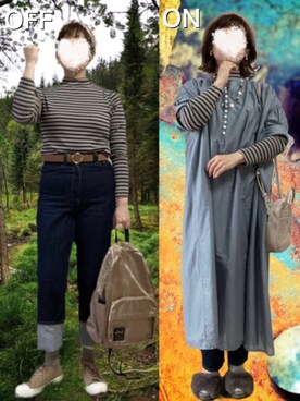 erinaさん（レディース・153cm）の秋コーディネート