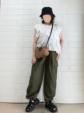 「Lattice（Lattice）のアイテム」を使った、erinaさん（レディース・153cm）の夏コーディネート