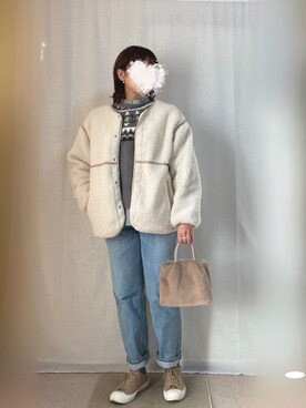 erinaさん（レディース・153cm）の冬コーディネート