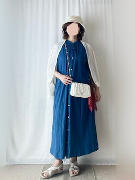 「ing（イング）のアイテム」を使った、erinaさん（レディース・153cm）の夏コーディネート