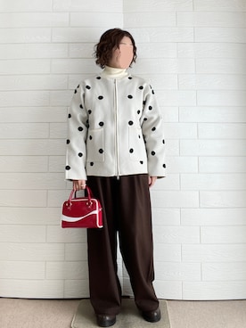 erinaさん（レディース・153cm）の冬コーディネート