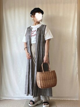 erinaさん（レディース・153cm）の夏コーディネート