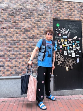 「アイテム（アクセサリー）」を使った、Panda Ngさん（メンズ・180cm・40代）の秋コーディネート