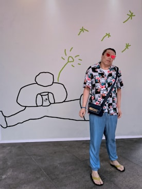 Panda Ngさん（メンズ・180cm）の秋コーディネート