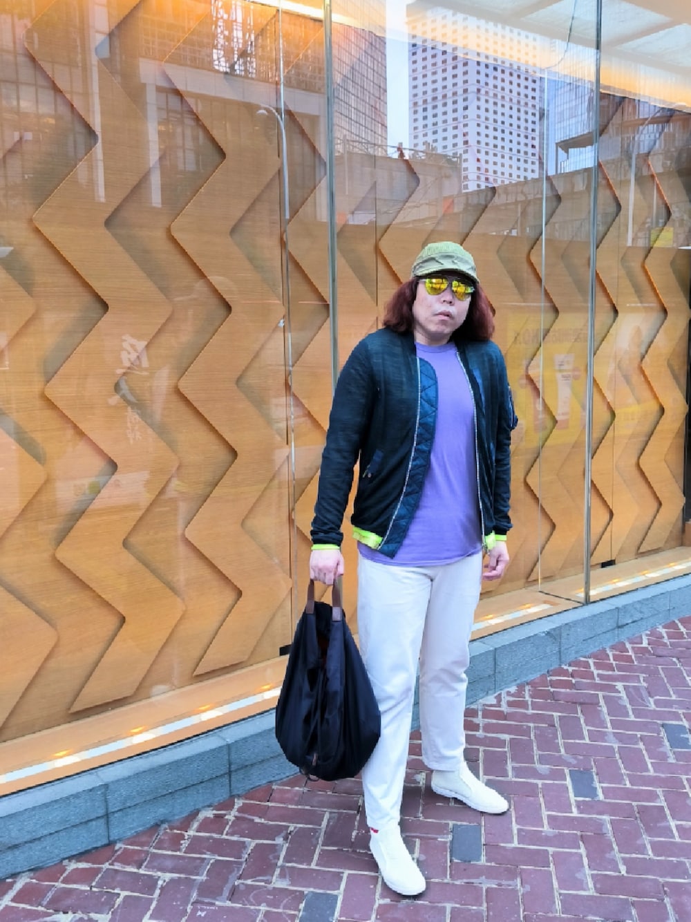 sacai サカイ ペムラムライダースジャケット ランウェイ着用品 可愛い