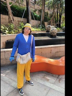 「GAP（ギャップ）のアイテム（ジャケット/アウター）」を使った、Panda Ngさん（メンズ・180cm）の春コーディネート