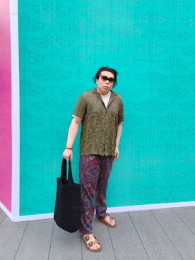 「no brand（ノーブランド）のアイテム（アクセサリー）」を使った、Panda Ngさん（メンズ・180cm）の秋コーディネート