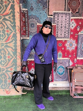 「CHANEL（シャネル）のアイテム（バッグ）」を使った、Panda Ngさん（メンズ・180cm）の春コーディネート